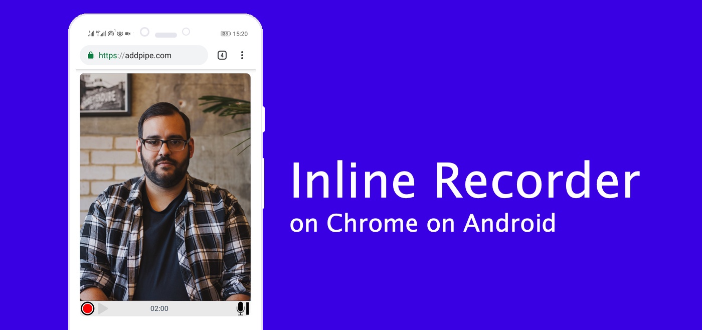 Inline HTML5 Desktop Recorder on Chrome on Android