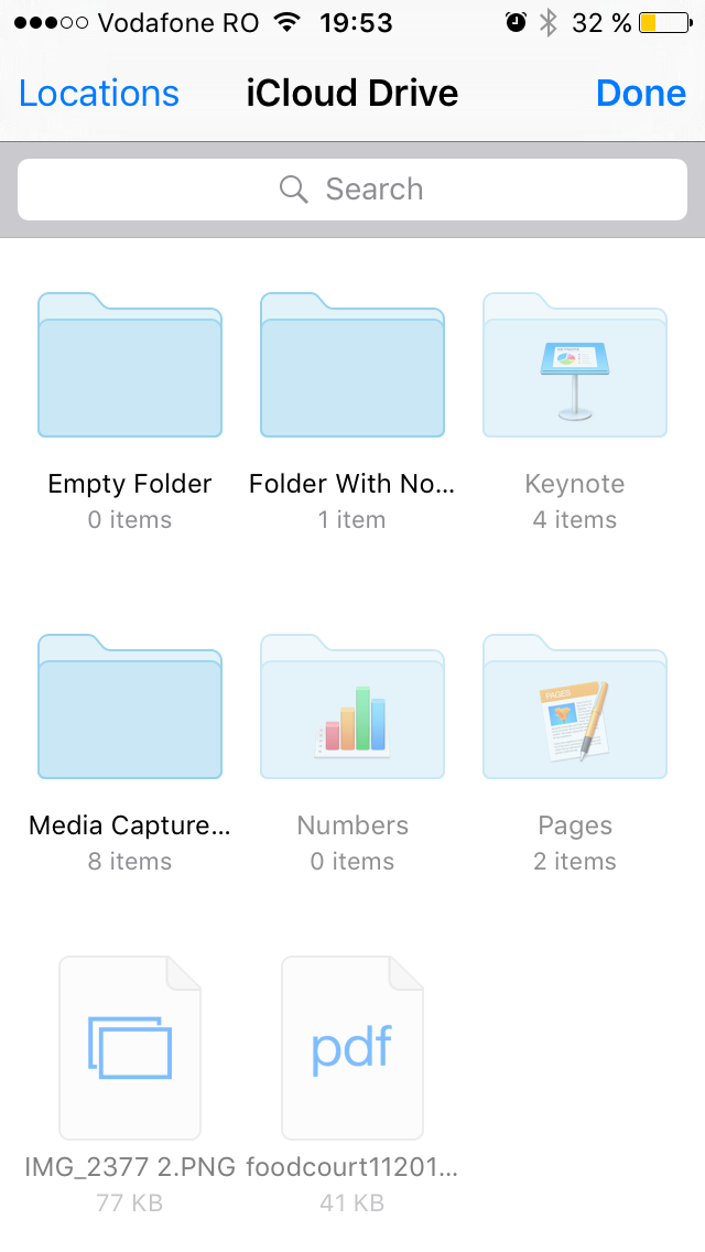 iOS 9 iCloud Drive and Media Capture