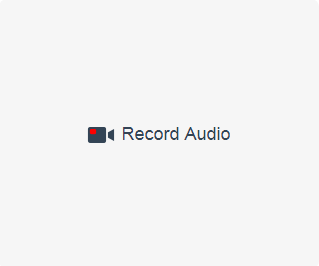 Initial screen of the Pipe desktop recorder client when configured for audio only recording