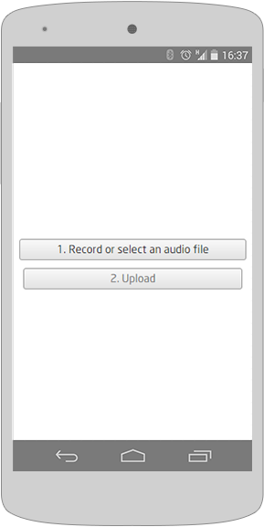 Audio recording on mobile Android devices using HTML Media Capture