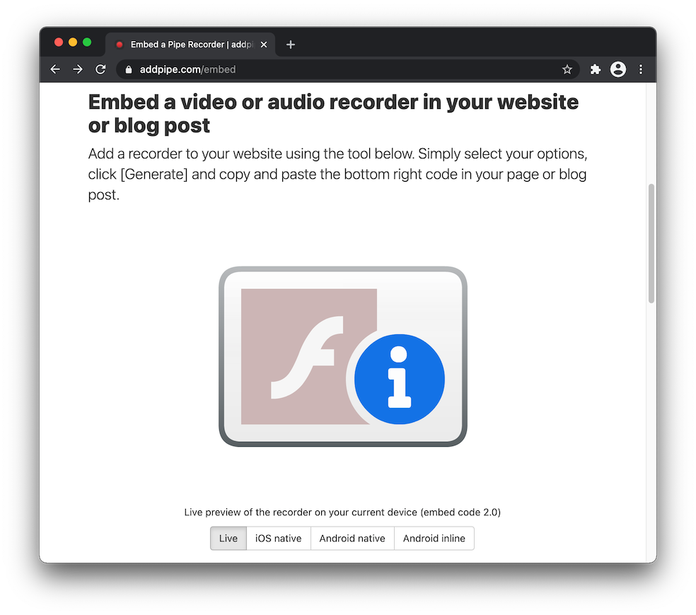 flash player replacement for chrome