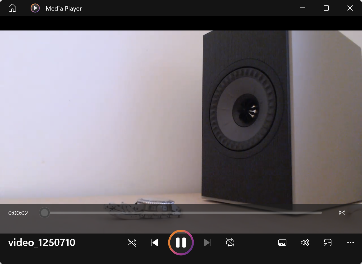 MP4 file playback in Windows 11 Media PLayer without a working seekbar or total duration shown