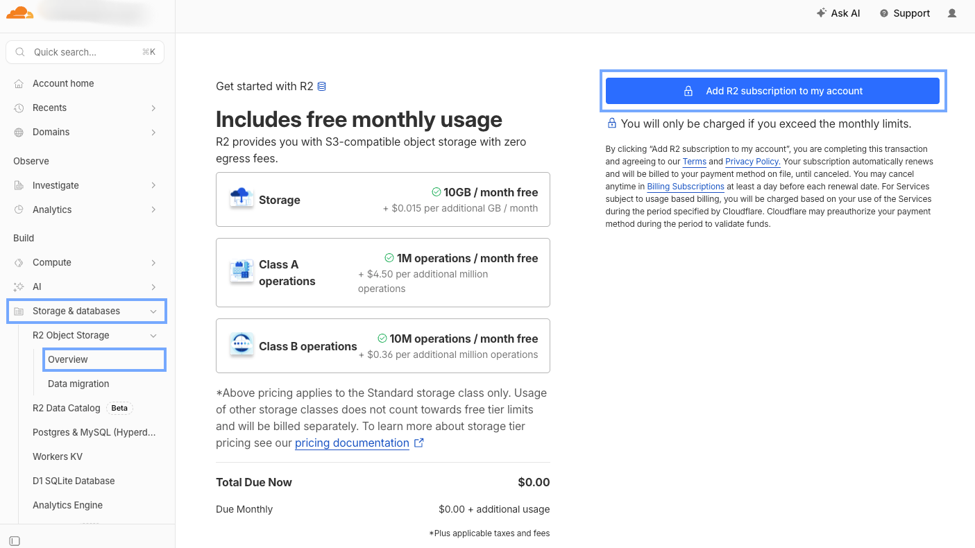Add&nbsp;an&nbsp;R2&nbsp;Subscription&nbsp;to&nbsp;the&nbsp;Cloudflare&nbsp;Account