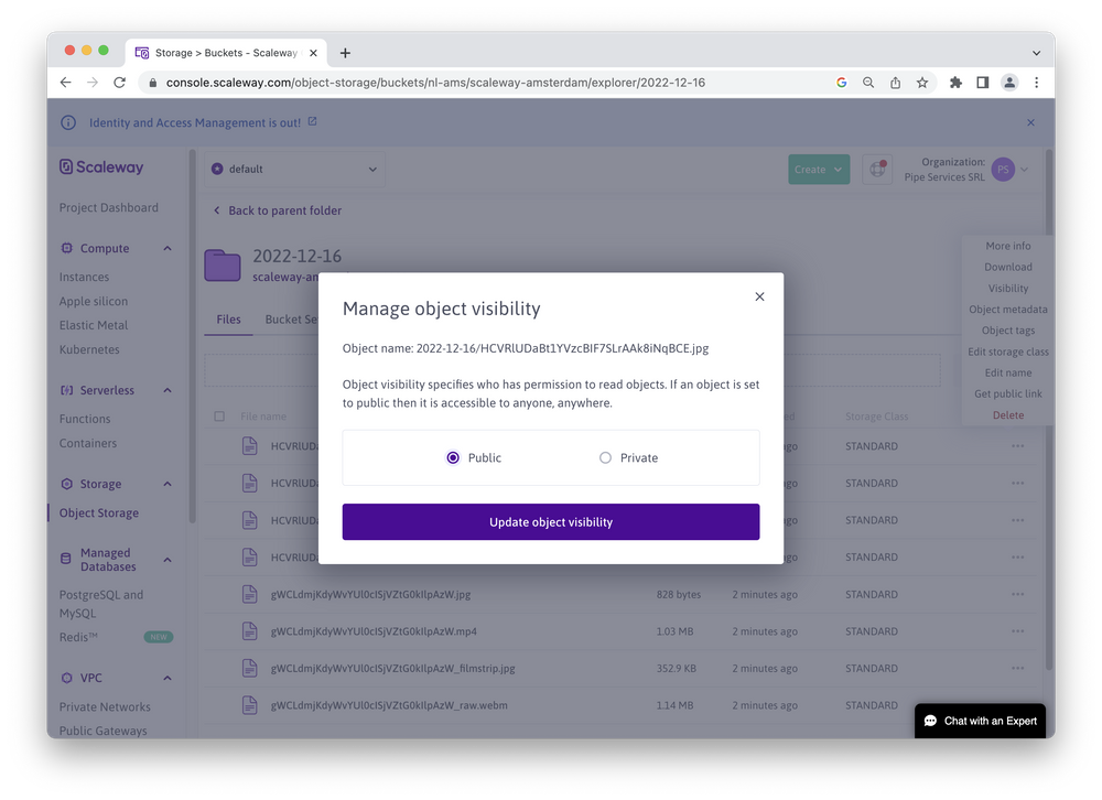 Amazon S3 Object URLs