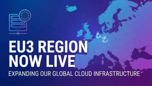 Map of Europe showing servers in Germany and Netherlands for the new Pipe EU3 region